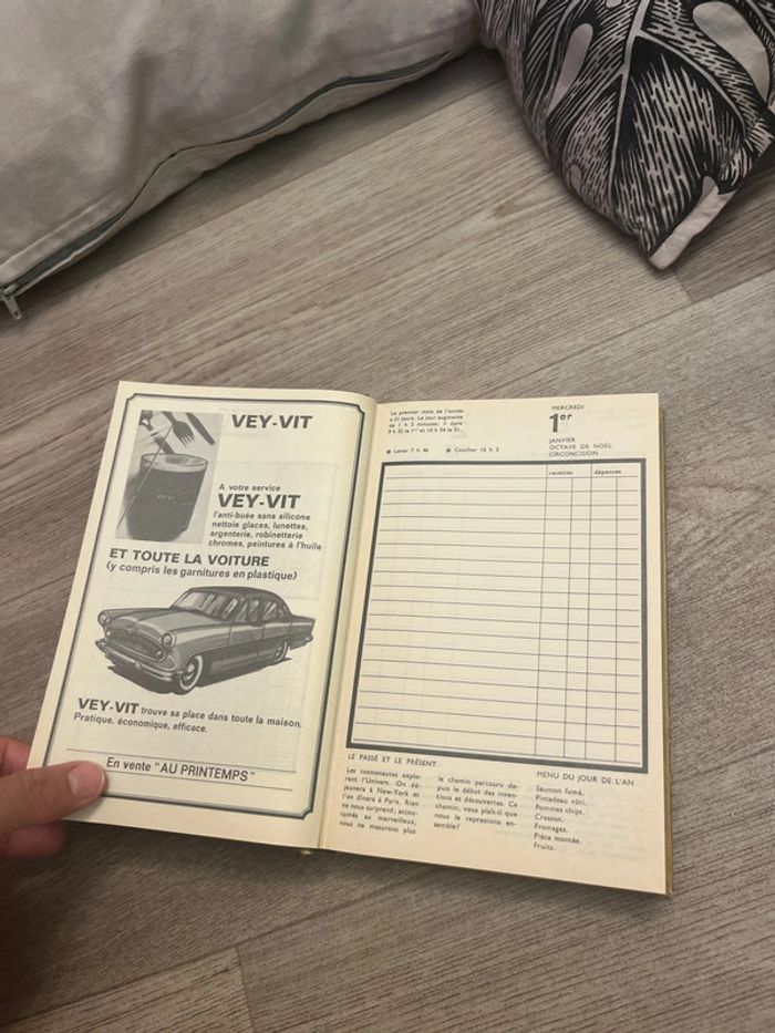 Livre  agenda/ note recette année 1969 - photo numéro 8