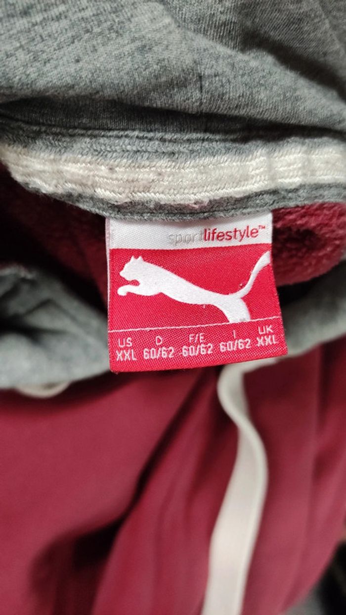 Sweat a capuche Vintage Puma Avec Poche Kangourou Taille XXL - photo numéro 9