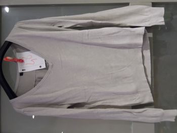 pull gris la redoute taille 38 40