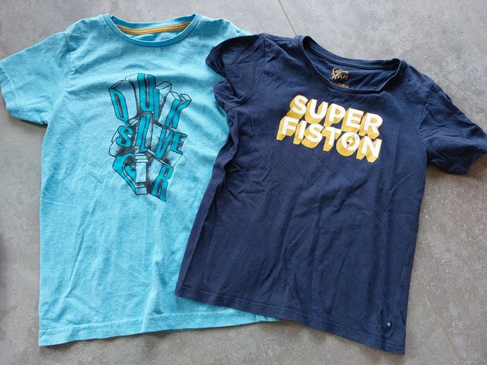 Lot 2 t-shirts bleus