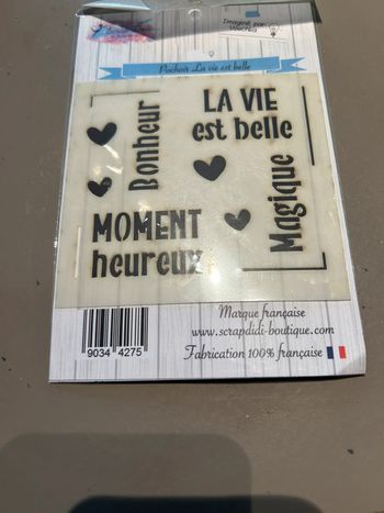 Pochoir neuf Scrap Didi