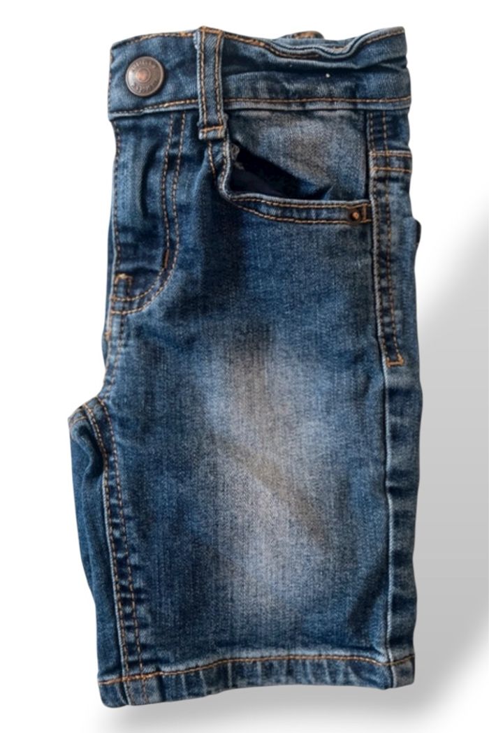 Short - jeans enfant / bleu / enfant / 4ans-104cm / Kiabi - photo numéro 4