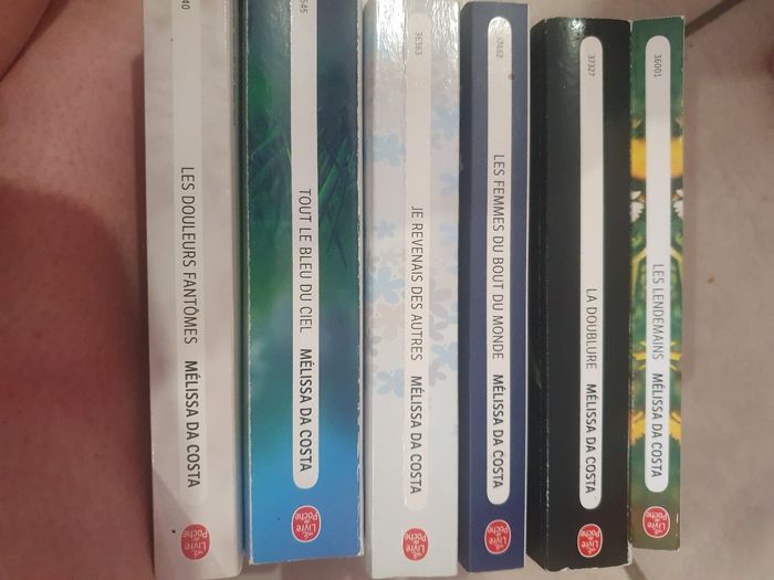 Lot livres Melissa da Costa