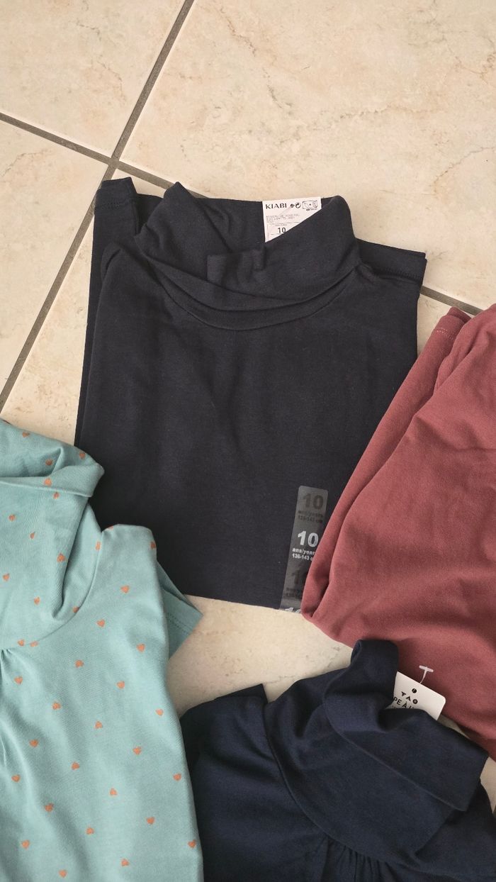 NEUFS (non portés)🩷😍🤩 lot sous pulls 10 ans fille 😍🤩⚘️ - photo numéro 3