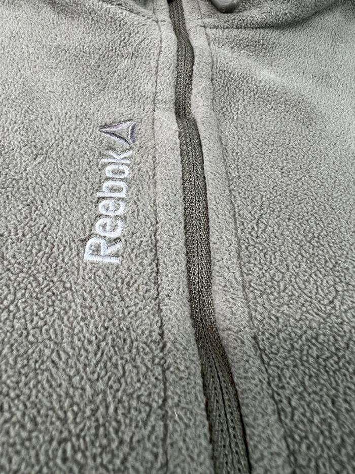 Pull polaire de sport Reebok kaki – Taille XL Homme Outdoor - photo numéro 9