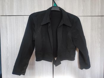 Veste noir lycra 7 ans Vintage / annees 80
