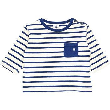 T-Shirt à manches longues 6 mois en coton Petit Bateau