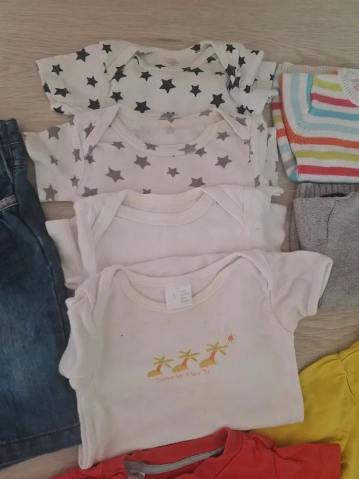 Lot de 12 vêtements automne hiver garçon 3 mois - photo numéro 5