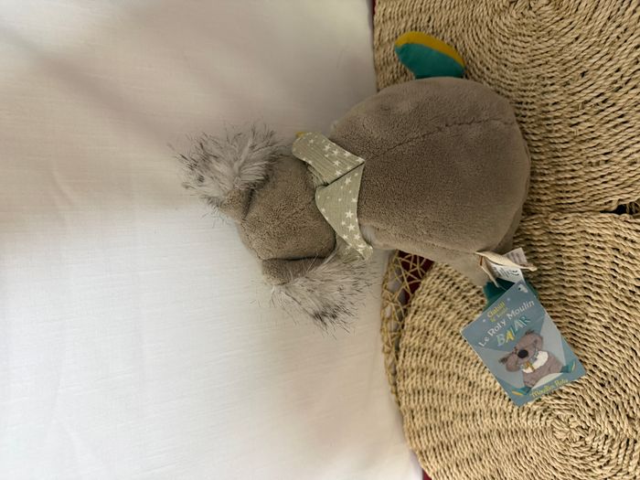 Peluche Gabin koala MOULIN ROTY Les Roty moulin Bazar gris bleu - photo numéro 4