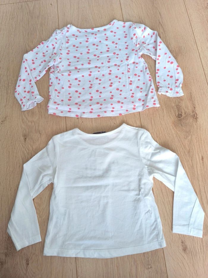 Lot de 2 t-shirts manches longues fille FPC - Taille 18 mois - 81 cm - photo numéro 4