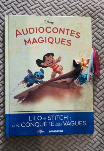 Numéro121 Livre + figurine édition audiocontes Magiques Altaya édition disney audio compte conte