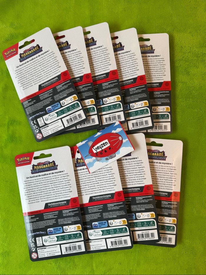 Lot de 9 Blisters Booster Mascarade Crépusculaire EV06 Neuf et Scellé - photo numéro 4