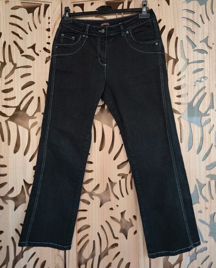 Jean 7/8 ème Noir T 40 Blancheporte - photo numéro 2