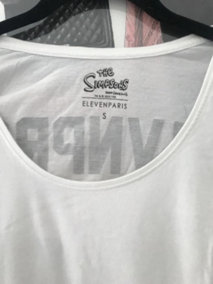 Tee shirt Eleven Paris & the Simpsons S - photo numéro 3