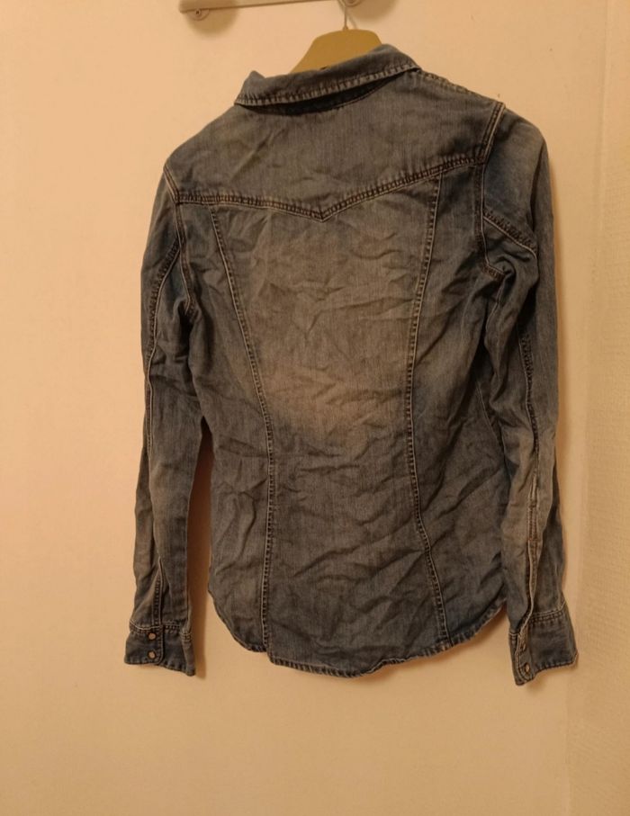 Veste / Blouson en Jean H&M Style Western - photo numéro 4