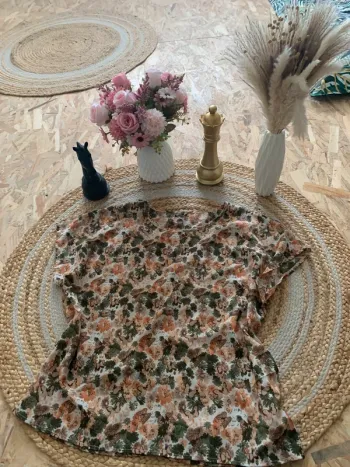 Blouse à fleurs