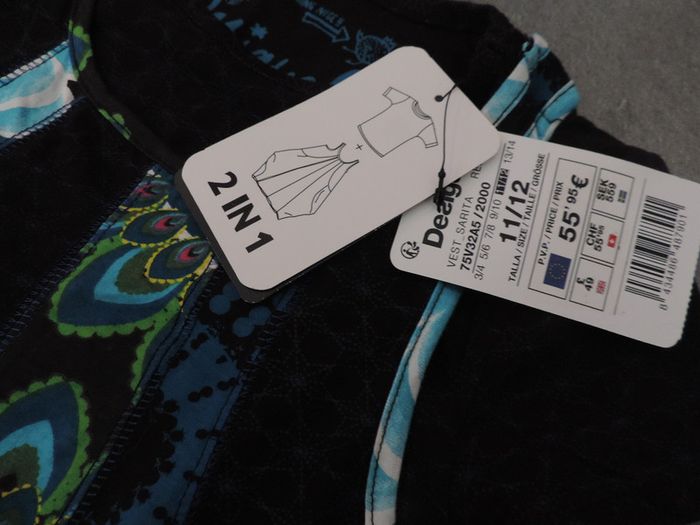 robe désigual 2 en 1 taille 11-12 ans - photo numéro 3