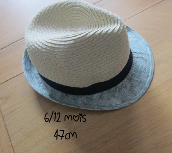 Chapeau neuf 47 cm