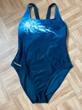 Maillot de bain une pièce bleu Tribord