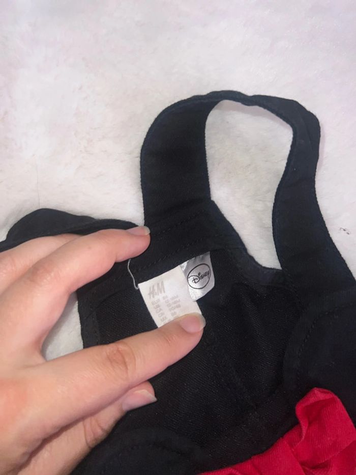 Robe salopette minnie 86cm - photo numéro 2