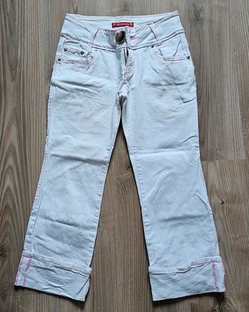 Jean blanc et rose