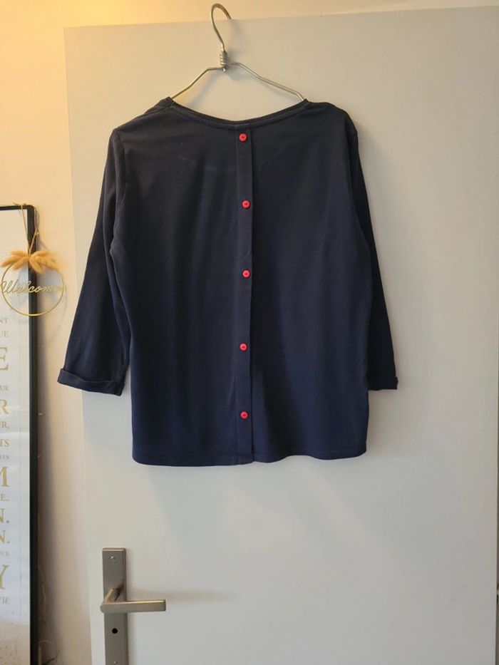 Pull bleu marine - photo numéro 5