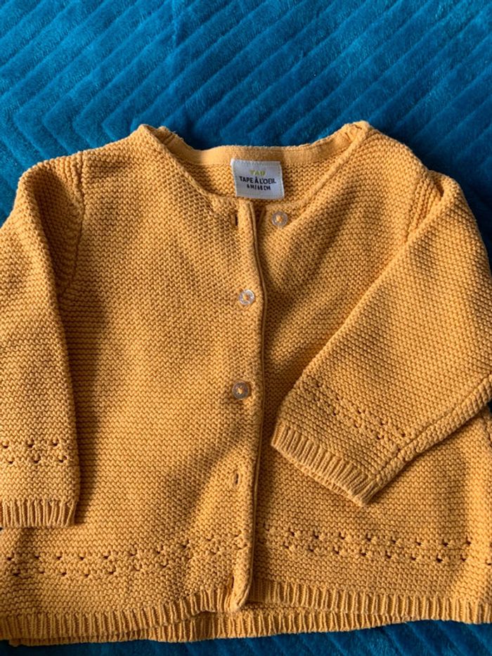 Lot 4 gilets fille 6 mois - photo numéro 6