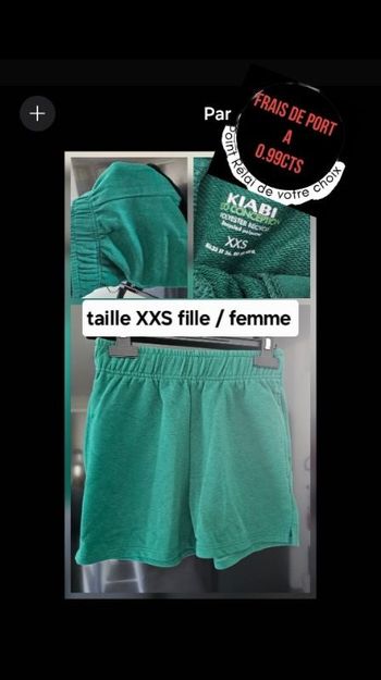 Short fille / adolescente / femme XXS KIABI