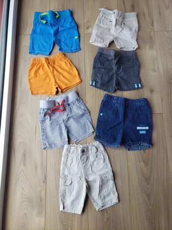 Lot shorts 06 mois