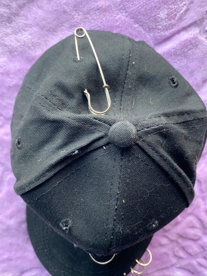 Casquette universelle noire, percing, neuve été stylé - photo numéro 4
