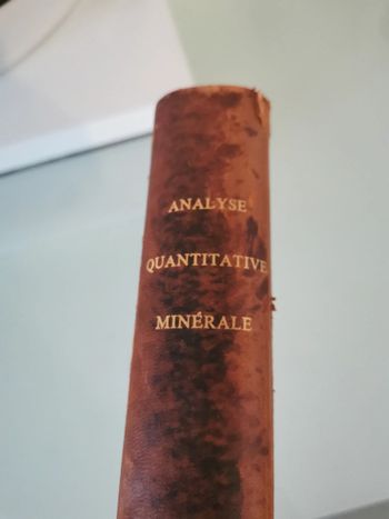 Analyse quantitative minérale
