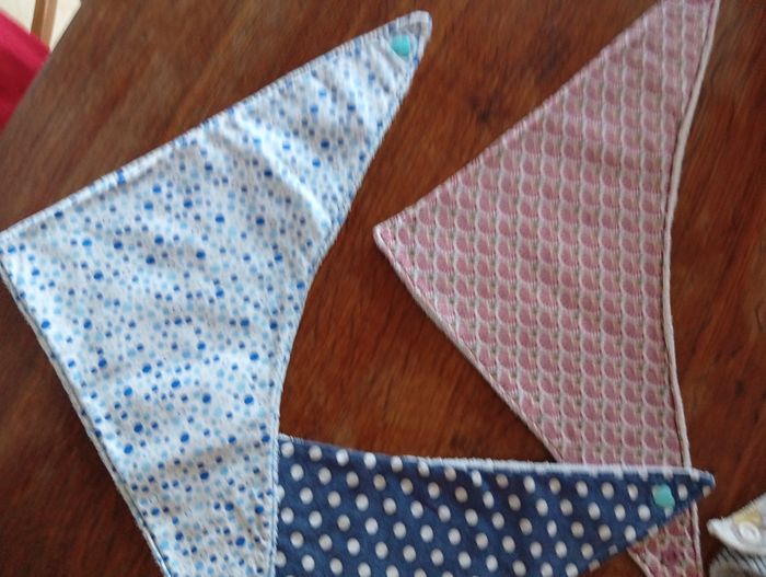 Lot de 5 bavoirs bandanas anti bavouille - photo numéro 7