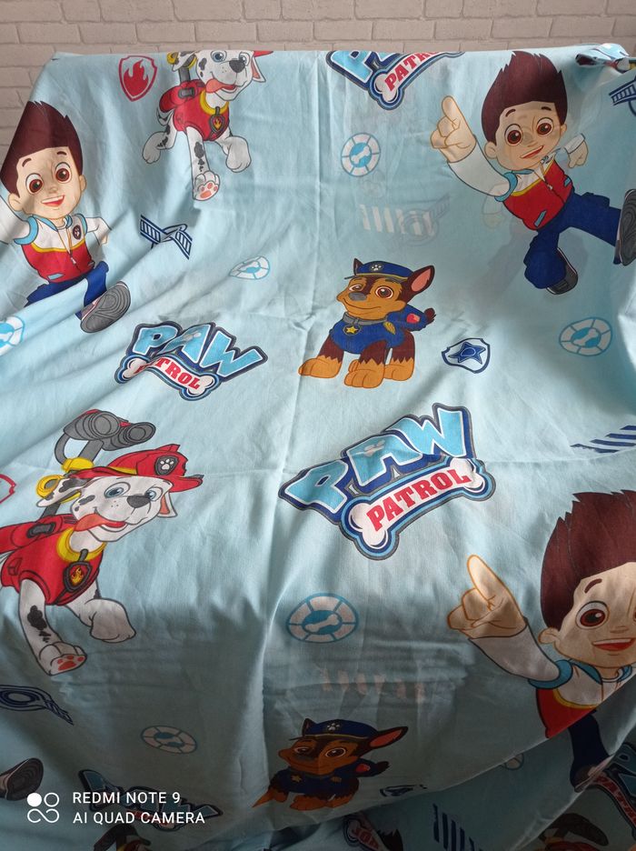 Parure couette + taie oreiller pat patrouille - photo numéro 8