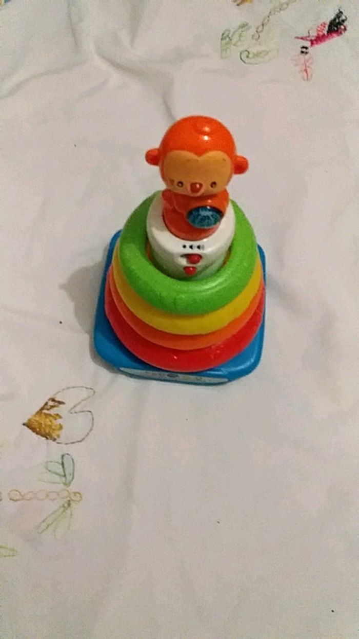 Jeu anneau musical et lumineux