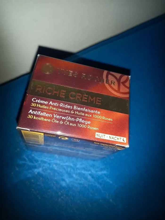 Riche crème anti-rides yves rocher nuit neus sous cellophane blister