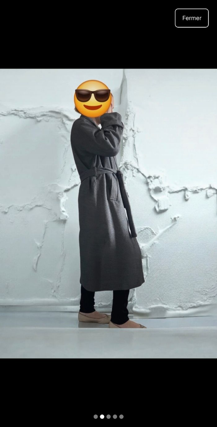 Manteau long tweed - photo numéro 5