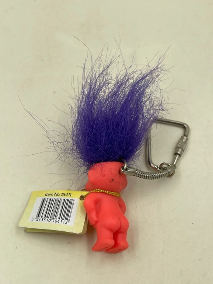 Porte clés vintage Baby Trolls neuf - photo numéro 2