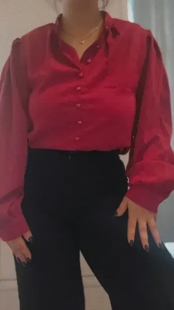 Chemisier rouge