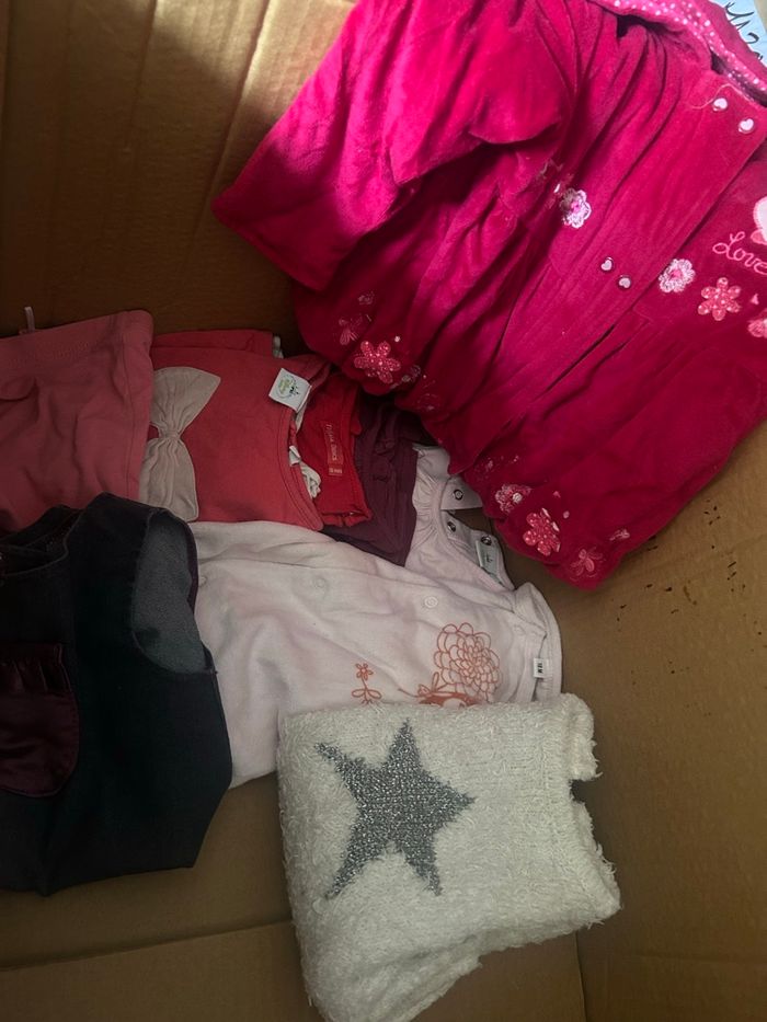 Lot 9 pièces hiver fille 18 mois