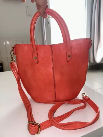 Sac à main rose/ corail