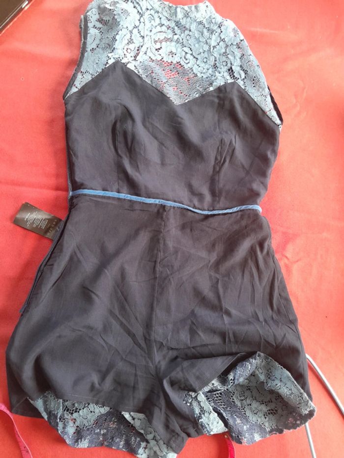 Combi short dentelle dos nu sandro taille 1 - photo numéro 14