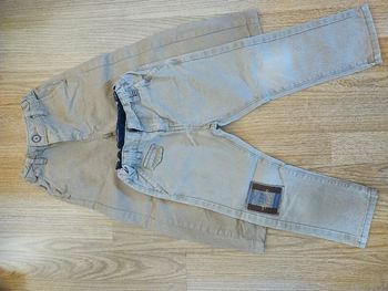 Pantalon toile beige qté 2 Tape à l’Oeil