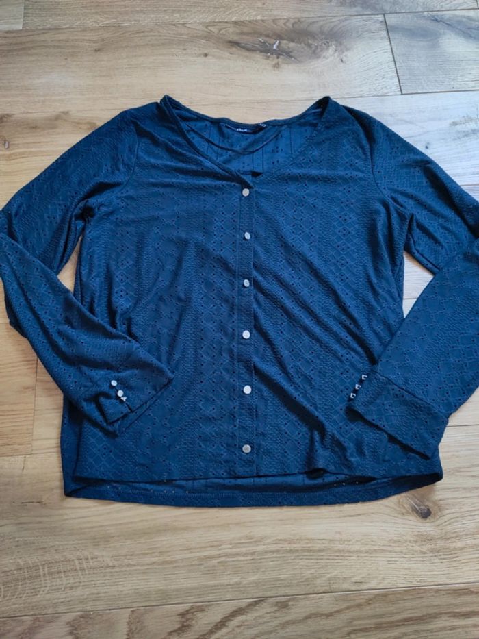 Blouse bleue marine M - photo numéro 3