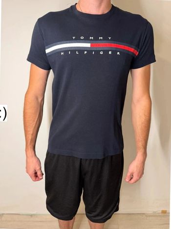 T-shirt Tommy Hilfiger homme M bleu marine