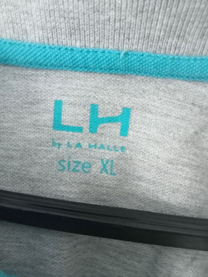 polo gris la halle taille XL gris - photo numéro 2