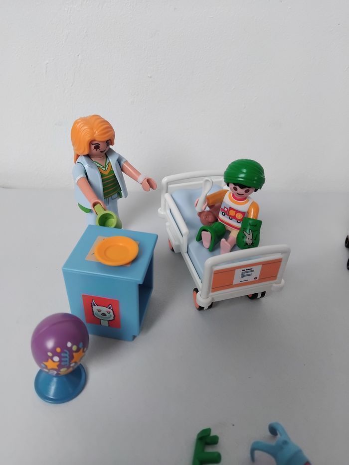 PLAYMOBIL Hôpital Chambre d'Enfant 70192 Complet 🏥 - photo numéro 3