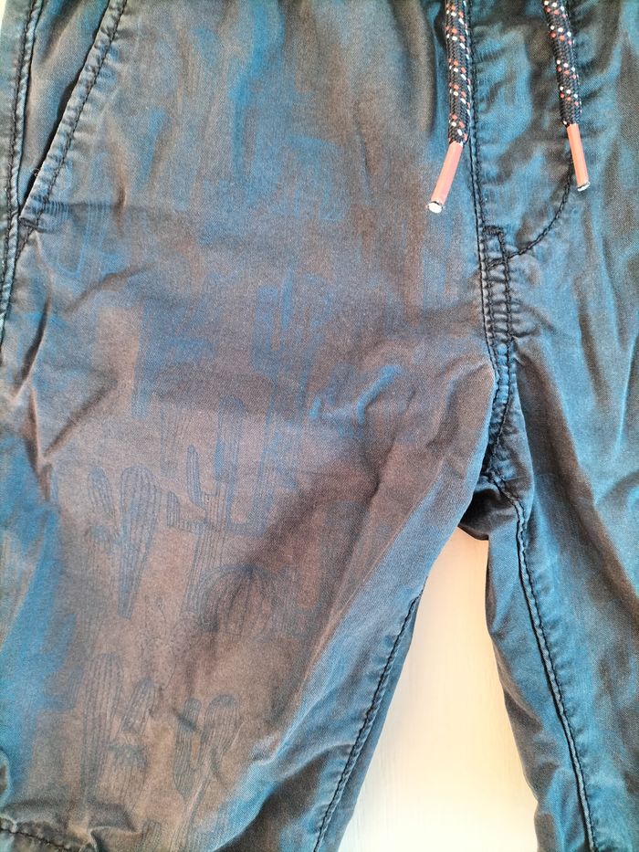 Short gris bleu avec cactus noirs - photo numéro 2