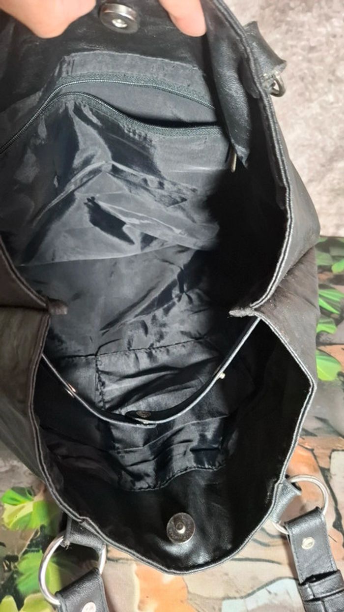 Sac effet froissé noir - photo numéro 15