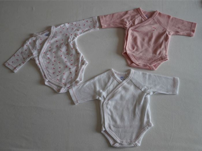 Lot 0m (Naissance) : 3 Pyjamas velours fantaisies + 5 Bodies ML - photo numéro 5