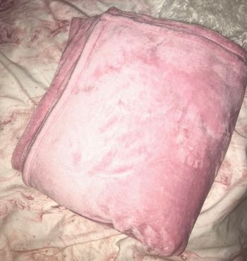 Plaid doux rose 170x130 cm